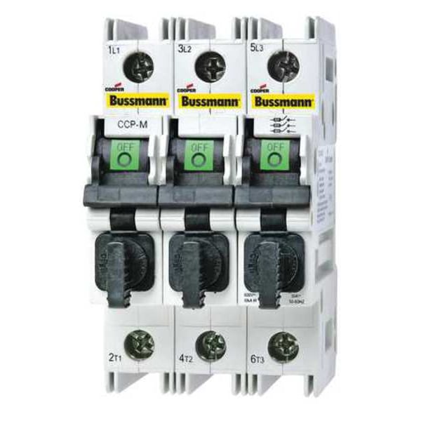 Eaton Bussmann Disconnect Switches, 0 to 30A Amp Range, 240V AC Volt Rating, 3 Poles, Box Lug, Midget Fuse Type - CCP2-3-30M