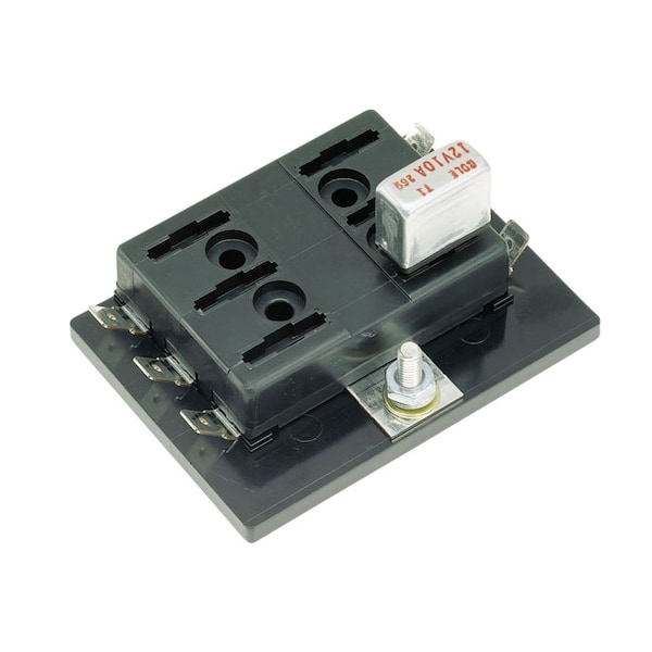 Cole Hersee ATO Fuse Block, 6-Position, 46377-6-BX - 46377-6-BX