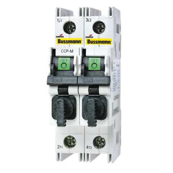 Eaton Bussmann Disconnect Switches, 0 to 30A Amp Range, 240V AC Volt Rating, 2 Poles, Box Lug, Midget Fuse Type - CCP2-2-30M