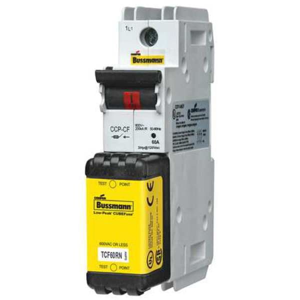 Eaton Bussmann Disconnect Switches, 31 to 60A Amp Range, 347V AC/125V DC Volt Rating, 1 Poles, Box Lug - CCP2-1-60CF