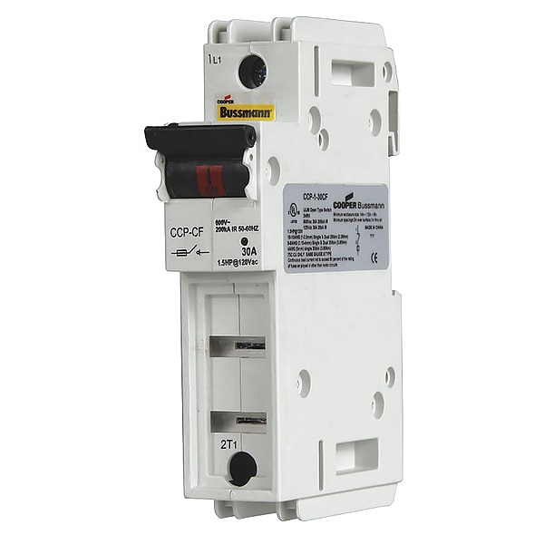 Eaton Bussmann Disconnect Switches, 31 to 60A Amp Range, 347V AC/125V DC Volt Rating, 1 Poles, Box Lug - CCP2-1-60CF