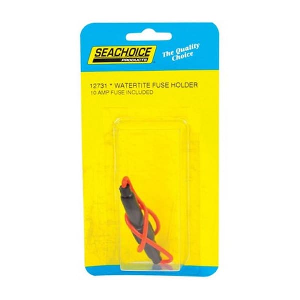 Seachoice 12731 0.25 x 1.25 in. 12 V Fuse Holder - 8093429