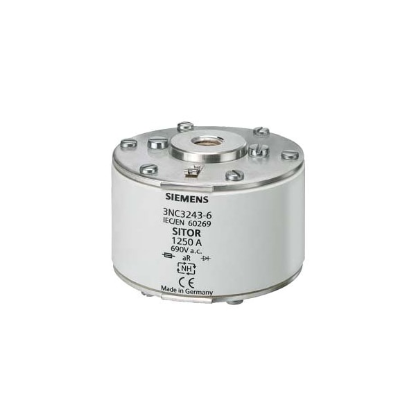 Siemens SITOR FUSE-LINK, 1000A, AC 690V, M12 - 3NC32416B