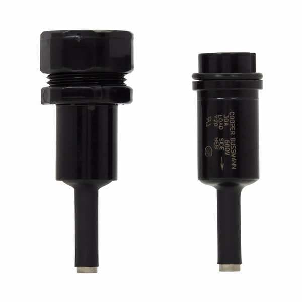 Eaton Bussmann Fuse Holder, 1 Poles, 0 to 30A Amp Range, 600V AC/DC Volt Rating - HEB-AA