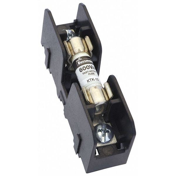 Eaton Bussmann Open Fuse Block, 1 Poles, 0 to 30A Amp Range, 600V AC/DC Volt Rating - BMM603-1SQ