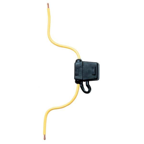 Eaton Bussmann Fuse Holder, 0 to 30A Amp Range, 32V DC Volt Rating, 1 Poles, Wire Leads - HHG