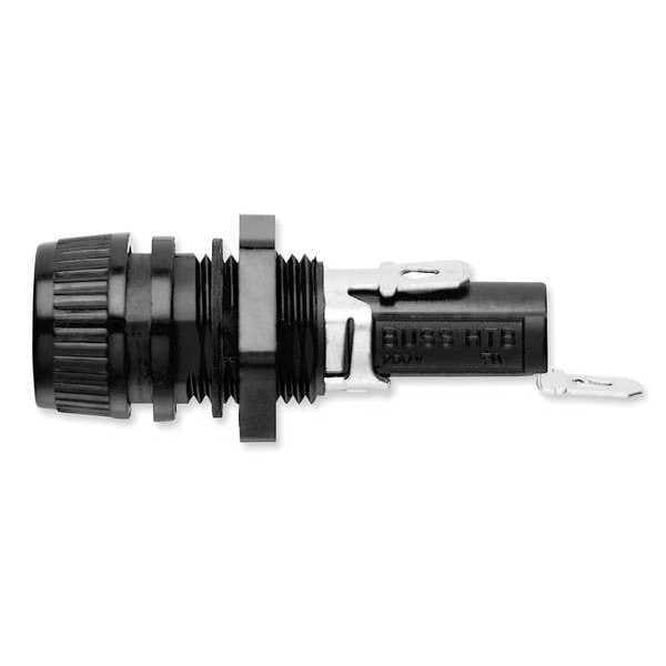 Eaton Bussmann Fuse Holder, 0 to 16A Amp Range, 250V AC/DC Volt Rating, 1 Poles, Quick Connect - HTB-22M-R