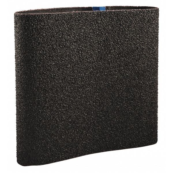 Norton Abrasives Sanding Belt, Recubierto, 8 pulgadas de ancho, 19 pulgadas de largo, Grano P24, Extra Grueso, Óxido de Aluminio, Neon R766, Negro - 66261104959