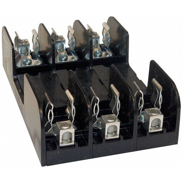 Mersen Open Fuse Block, H; K5 UL Class, 3 Poles, 31 to 60A Amp Range, 600V AC/DC Volt Rating - 60603