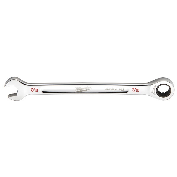 Llave de combinación de trinquete Milwaukee Tool SAE de 7/16 pulgadas - 45-96-9214
