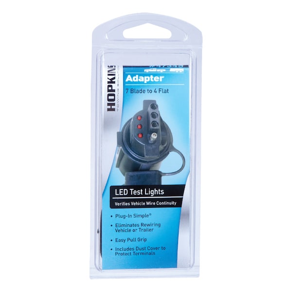 Hopkins Hopkins 7 Blade to 4 Flat Trailer Adapter - 47345