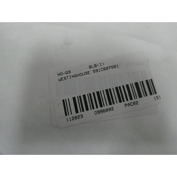Westinghouse FUSE DISCHARGE FILTER RBA400 2IN NPT OTHER ELECTRICAL COMPONENT - 591C607G01