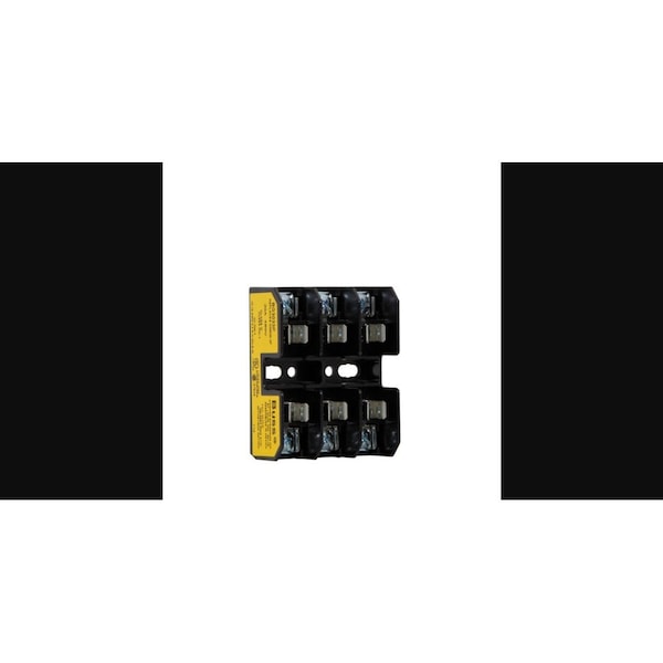 Eaton Bussmann Open Fuse Block, G UL Class, 3 Poles, 25 to 30A Amp Range, 480V AC/DC Volt Rating - BG3033P