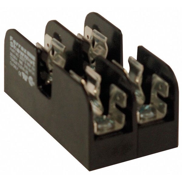 Mersen Open Fuse Block, 2 Poles, 0 to 30A Amp Range, 600V AC/DC Volt Rating - 30312