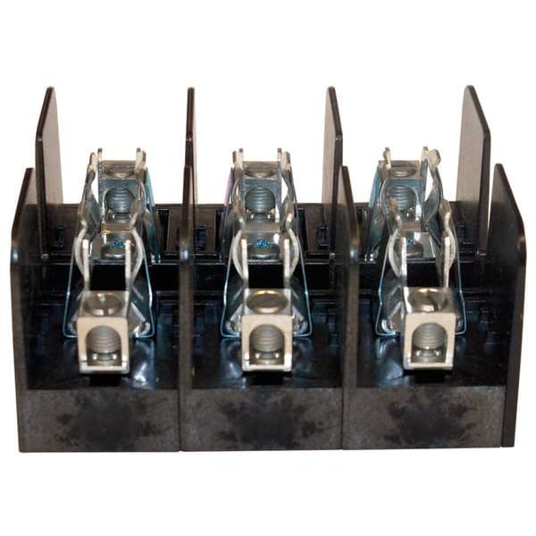 Mersen Open Fuse Block, H; K5 UL Class, 3 Poles, 31 to 60A Amp Range, 600V AC/DC Volt Rating - 60608