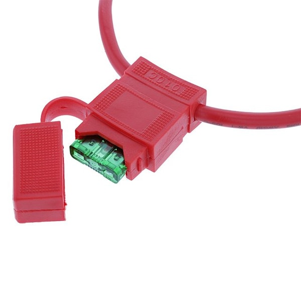 Optifuse IP65 In-Line for Regular Blade, 18AWG 10A - LPR-03R-18R
