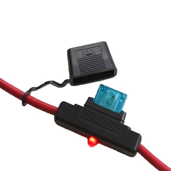 Optifuse In-Line for Maxi Blade - LED, 6AWG 60A - LPX-04B-I-6R