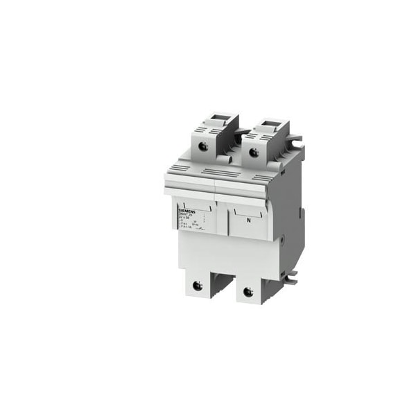 Siemens FUSE HOLDER, 1+N, 100A, 22X58MM FUSE, LED - 3NW7252