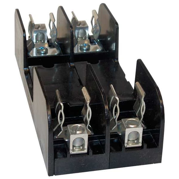 Mersen Open Fuse Block, H; K5 UL Class, 2 Poles, 31 to 60A Amp Range, 600V AC/DC Volt Rating - 60602