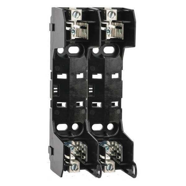 Eaton Bussmann Open Fuse Block, H; K5 UL Class, 2 Poles, 0 to 30A Amp Range, 600V AC/DC Volt Rating - HM60030-2CR