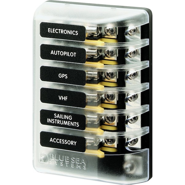 Blue Sea Systems Open Fuse Block, CC UL Class, 30 to 100A Amp Range, 32V DC Volt Rating - 5015