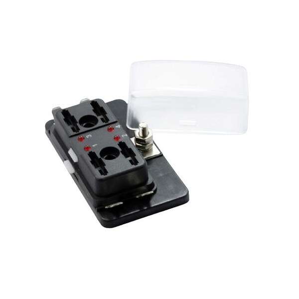 Optifuse Fuse Block for Regular Blade - LED, 4P - BLR-I-304