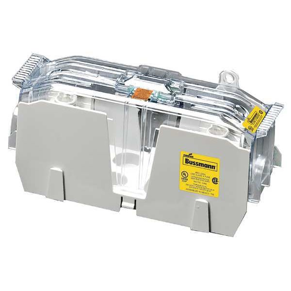 Eaton Bussmann Open Fuse Block, J UL Class, 1 Poles, 110 to 200A Amp Range, 600V AC/DC Volt Rating - JM60200-1CR
