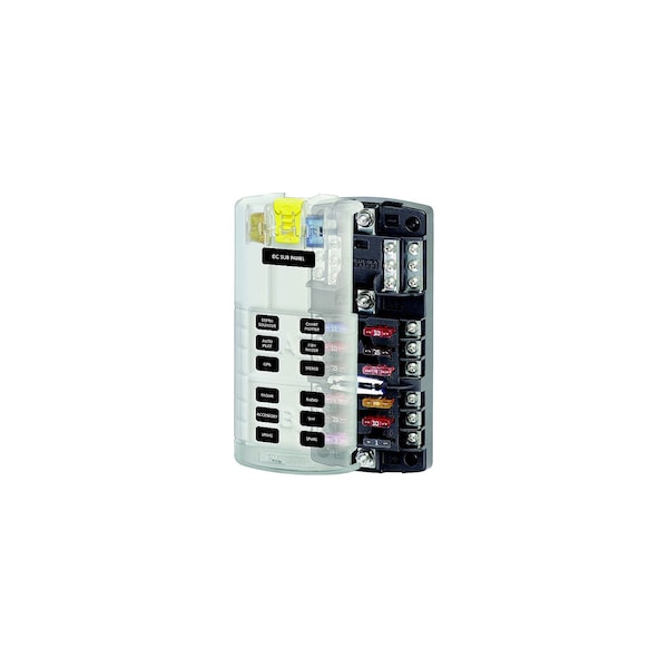 Blue Sea Systems Blue Sea Fuse Block Stb Splitbus 12Cir - 5032