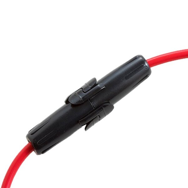 Optifuse In-Line Holder for 6.3x32mm, 14AWG 20A - LPA-08B-14R