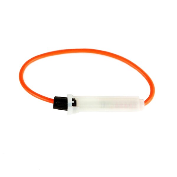 Wirthco Fuse Holder, Wire Leads, Glass Fuse Type - W48-31804