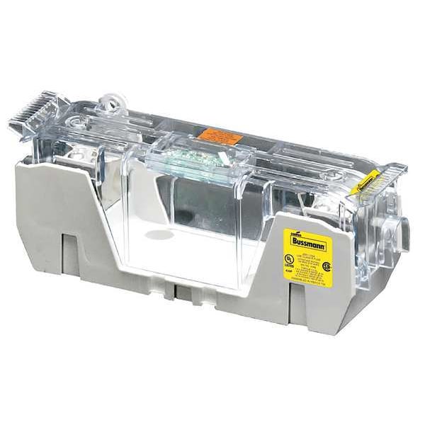 Eaton Bussmann Open Fuse Block, R UL Class, 1 Poles, 70 to 100A Amp Range, 250V AC/DC Volt Rating - RM25100-1CR