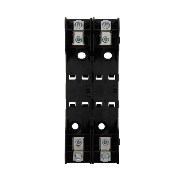 Eaton Bussmann Open Fuse Block, R UL Class, 2 Poles, 0 to 30A Amp Range, 600V AC/DC Volt Rating - RM60030-2CR