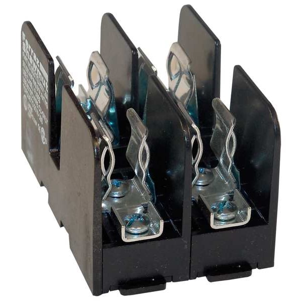 Mersen Open Fuse Block, J UL Class, 2 Poles, 0 to 30A Amp Range, 600V AC/DC Volt Rating - 60317SJ