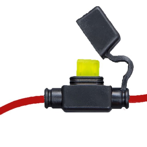 Optifuse IP65 In-Line for Mini Blade, 18AWG 10A - LPM-01B-18R