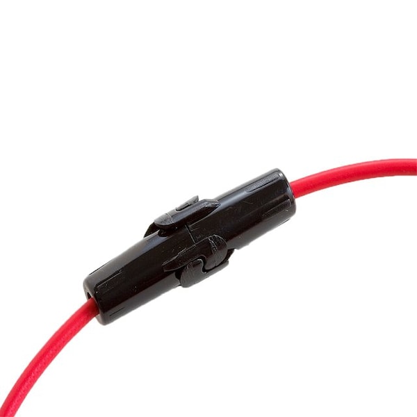 Optifuse In-Line Holder for 5x20mm, 18AWG 10A - LPC-08B-18R