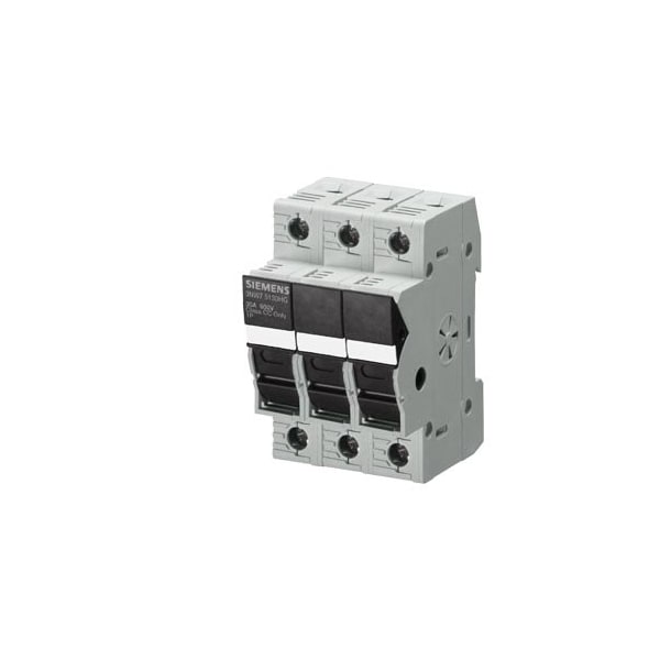 Siemens FUSE HOLDER, 3-P, 32A, 600V, CLASS CC FUSE - 3NW7533-0HG