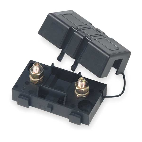 Littelfuse Open Fuse Block, 1 Poles, 101 to 200A Amp Range, 32V DC Volt Rating - 498900