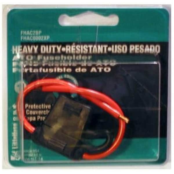 Littelfuse Fuse Holder, 2 Poles, 25 to 30A Amp Range - L24-FHAC2BP