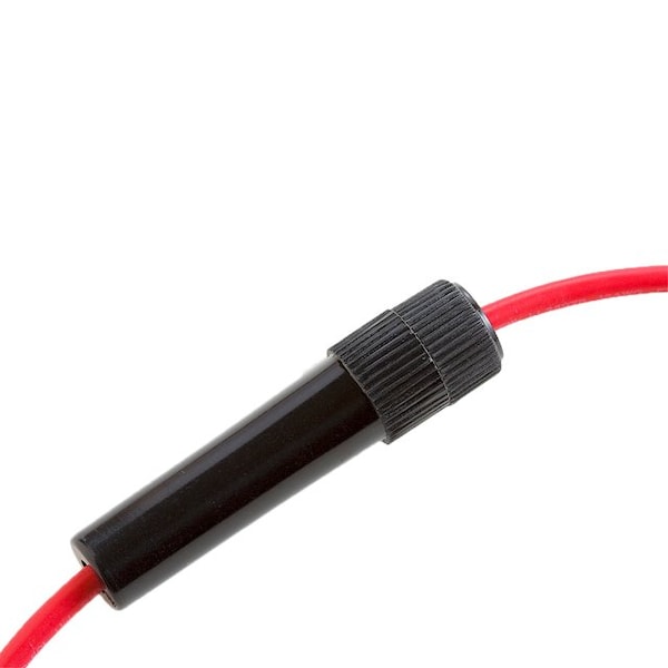 Optifuse In-Line Holder for 6.3x32mm, 10AWG 40A - LPA-07B-10R