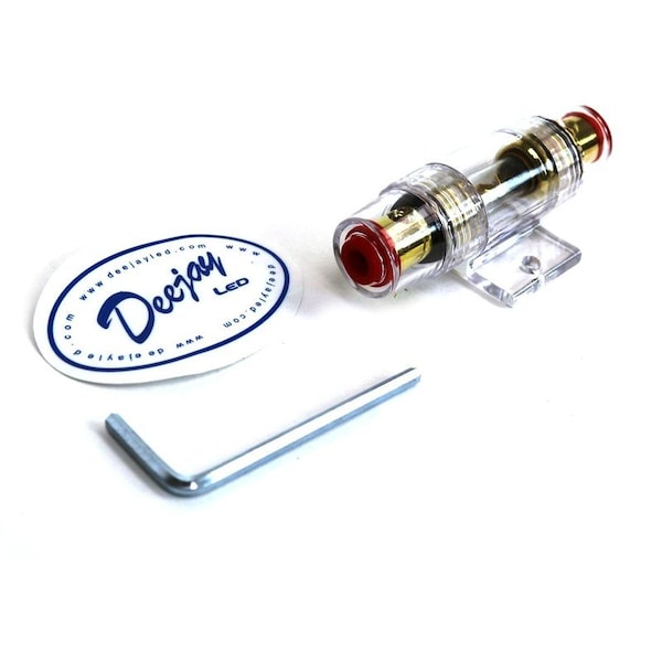 Deejay Led 1 AGU FUSE Round Vehicular Fuse Holder complete with fuse and alan key - TBHAGU1