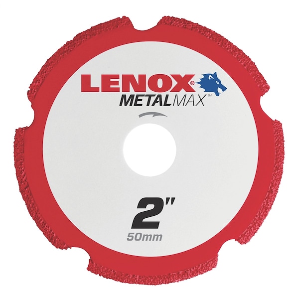Irwin Lenox Rueda de corte de diamante para amoladora de matriz de metal Max de 2"X3/8" - LEX1972917
