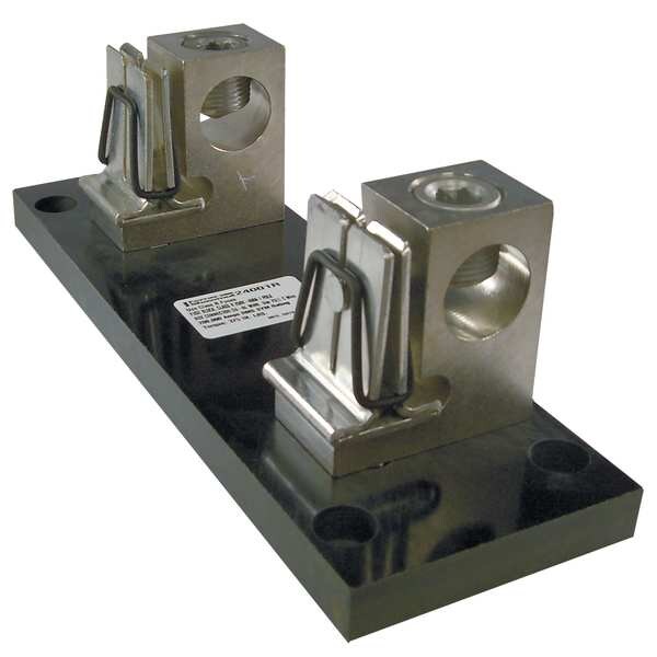Mersen Open Fuse Block, H; K5 UL Class, 1 Poles, 201 to 400A Amp Range, 250V AC/DC Volt Rating - 24001