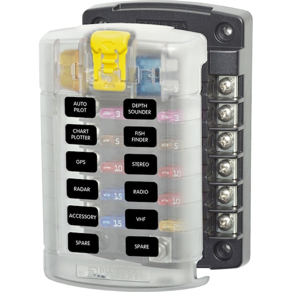 Blue Sea Systems Open Fuse Block, CC UL Class, 30 to 100A Amp Range, 32V DC Volt Rating - 5029