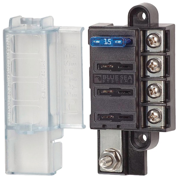 Blue Sea Systems Open Fuse Block, CC UL Class, 30 to 100A Amp Range, 32V DC Volt Rating - 5045