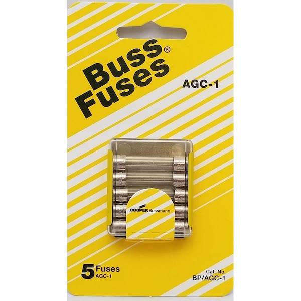 Barjan Ups12101 1 amp Fuse 5 Per Card - 058BPAGC1