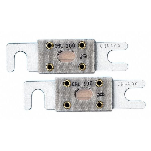 Mersen Forklift Limiter Fuse, CNL Series, 125A, Time-Delay, 80V AC, Bolt-On - CNL125