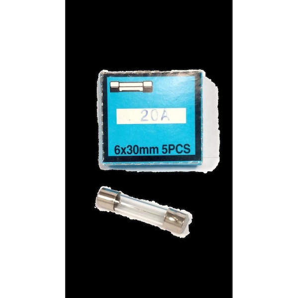 Twinpoint 20 amp Glass Fuses, 5PK - 20AMP