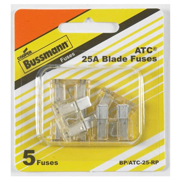 Betterbattery BP-ATC-25-RP 32VDC Fast Acting Blade Auto Fuse - 5PK - BE3847195