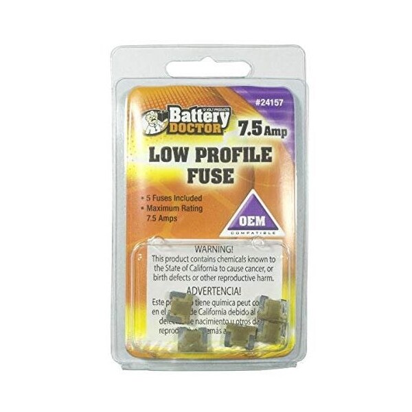 Battery Doctor Retail 7.5 Amp Low Profile Fuse - Brown - 24157