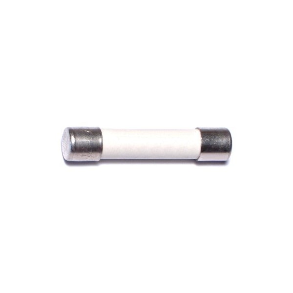 Midwest Fastener Ceramic Fuse, ABC Series, Fast-Acting, 12A, 250V AC, 5 PK - 67211